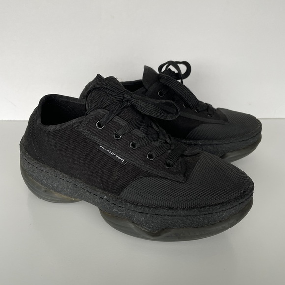 Alexander Wang Black Minimalist Sneakers - Picture 2 of 9
